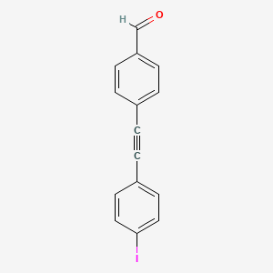 4-[(4-Iodophenyl)ethynyl]benzaldehyde