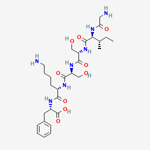 Glycyl-L-isoleucyl-L-seryl-L-seryl-L-lysyl-L-phenylalanine