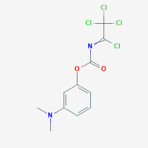 3-(Dimethylamino)phenyl (tetrachloroethylidene)carbamate