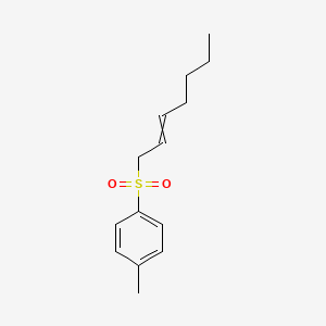 1-(Hept-2-ene-1-sulfonyl)-4-methylbenzene