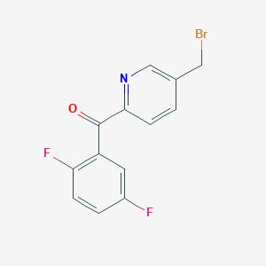 [5-(Bromomethyl)pyridin-2-yl](2,5-difluorophenyl)methanone