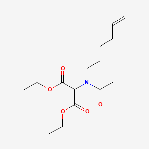 Diethyl [acetyl(hex-5-en-1-yl)amino]propanedioate