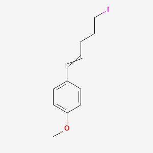 1-(5-Iodopent-1-en-1-yl)-4-methoxybenzene