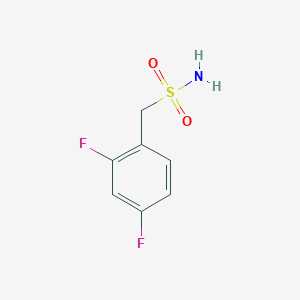 molecular formula C7H7F2NO2S B1421232 (2,4-Difluorophenyl)methanesulfonamide CAS No. 1001026-56-7