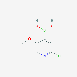 molecular formula C6H7BClNO3 B1421235 2-Chloro-5-methoxypyridine-4-boronic acid CAS No. 1072945-98-2