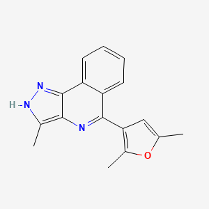 5-(2,5-dimethylfuran-3-yl)-3-methyl-2H-pyrazolo[4,3-c]isoquinoline