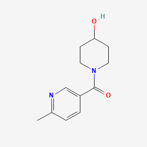 4-Piperidinol, 1-[(6-methyl-3-pyridinyl)carbonyl]-