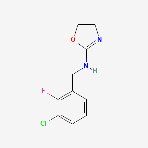 2-Oxazolamine, N-[(3-chloro-2-fluorophenyl)methyl]-4,5-dihydro-