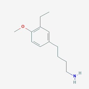 4-(3-Ethyl-4-methoxyphenyl)butan-1-amine