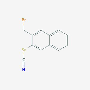 Selenocyanic acid, 3-(bromomethyl)-2-naphthalenyl ester