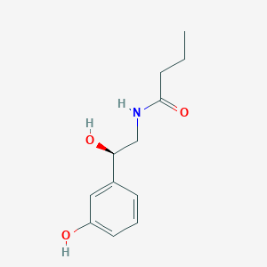 N-[(2R)-2-Hydroxy-2-(3-hydroxyphenyl)ethyl]butanamide