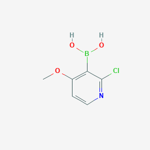 molecular formula C6H7BClNO3 B1421262 2-Chloro-4-methoxypyridine-3-boronic acid CAS No. 1072946-19-0