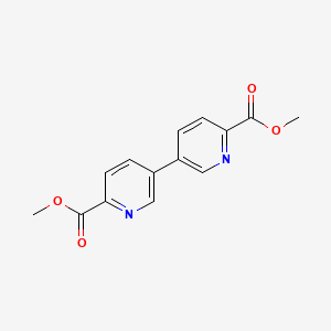 molecular formula C14H12N2O4 B1421270 Dimethyl [3,3'-bipyridine]-6,6'-dicarboxylate CAS No. 1033202-47-9