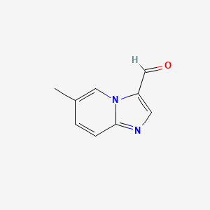 molecular formula C9H8N2O B1421272 6-甲基咪唑并[1,2-a]吡啶-3-甲醛 CAS No. 933752-89-7