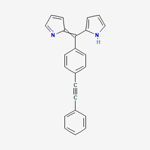 1H-Pyrrole, 2-[[4-(phenylethynyl)phenyl]-2H-pyrrol-2-ylidenemethyl]-