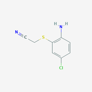 [(2-Amino-5-chlorophenyl)sulfanyl]acetonitrile