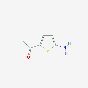 B142129 1-(5-Aminothiophen-2-yl)ethanone CAS No. 128327-59-3