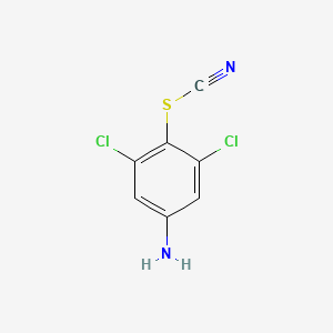 molecular formula C7H4Cl2N2S B1421295 3,5-二氯-4-硫氰酸苯胺 CAS No. 7494-00-0