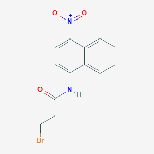 3-Bromo-N-(4-nitronaphthalen-1-yl)propanamide