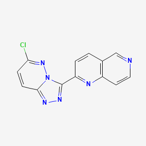 2-(6-Chloro[1,2,4]triazolo[4,3-b]pyridazin-3-yl)-1,6-naphthyridine