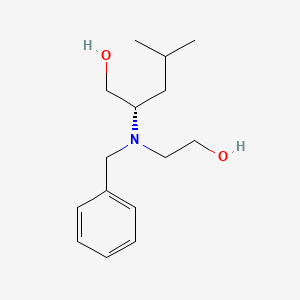 (2S)-2-[benzyl(2-hydroxyethyl)amino]-4-methylpentan-1-ol