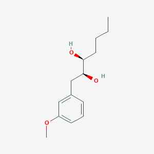 (2S,3S)-1-(3-methoxyphenyl)heptane-2,3-diol