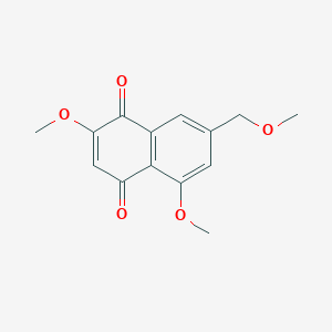 1,4-Naphthalenedione, 2,5-dimethoxy-7-(methoxymethyl)-