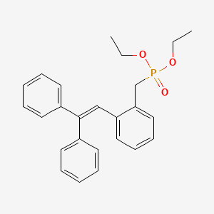 Phosphonic acid, [[2-(2,2-diphenylethenyl)phenyl]methyl]-, diethyl ester