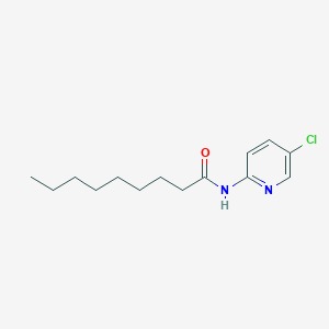 molecular formula C14H21ClN2O B14213080 N-(5-Chloropyridin-2-YL)nonanamide CAS No. 664351-36-4