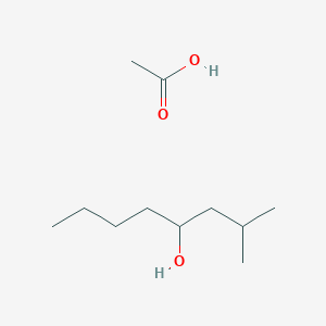 molecular formula C11H24O3 B14213083 Acetic acid;2-methyloctan-4-ol CAS No. 823811-02-5