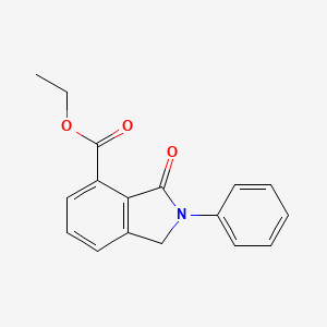 1H-Isoindole-4-carboxylic acid, 2,3-dihydro-3-oxo-2-phenyl-, ethyl ester