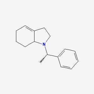 1-[(1S)-1-Phenylethyl]-2,3,5,6,7,7a-hexahydro-1H-indole