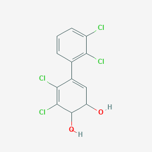 molecular formula C12H8Cl4O2 B14213144 2',3',5,6-Tetrachloro-3,4-dihydro[1,1'-biphenyl]-3,4-diol CAS No. 820249-90-9