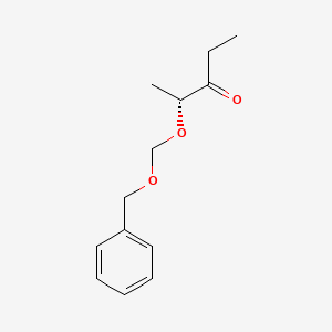 molecular formula C13H18O3 B14213148 (2R)-2-[(Benzyloxy)methoxy]pentan-3-one CAS No. 827308-12-3