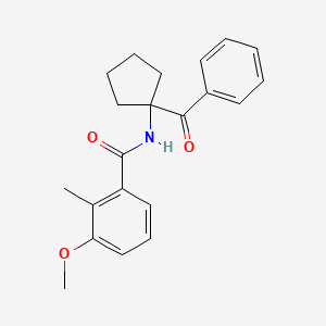 N-(1-Benzoylcyclopentyl)-3-methoxy-2-methylbenzamide