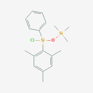 1-Chloro-3,3,3-trimethyl-1-phenyl-1-(2,4,6-trimethylphenyl)disiloxane