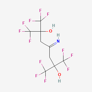 1,1,1,7,7,7-Hexafluoro-4-imino-2,6-bis(trifluoromethyl)heptane-2,6-diol