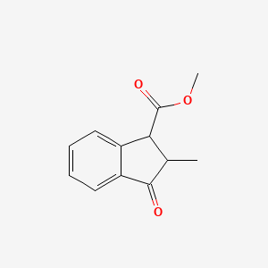 Methyl 2-methyl-3-oxo-2,3-dihydro-1H-indene-1-carboxylate