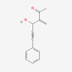 molecular formula C13H12O2 B14213195 4-Hydroxy-3-methylidene-6-phenylhex-5-yn-2-one CAS No. 596135-75-0