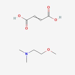 molecular formula C9H17NO5 B14213209 but-2-enedioic acid;2-methoxy-N,N-dimethylethanamine CAS No. 821792-24-9