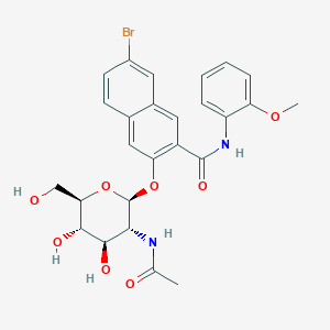 molecular formula C26H27BrN2O8 B1421322 Naphthol AS-BI N-acetyl-beta-D-glucosaminide CAS No. 3395-37-7