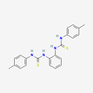 molecular formula C22H22N4S2 B14213238 1-(4-Methylphenyl)-3-[2-[(4-methylphenyl)carbamothioylamino]phenyl]thiourea CAS No. 823219-04-1