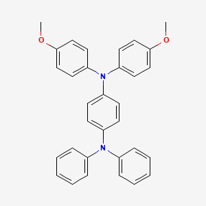 molecular formula C32H28N2O2 B14213239 N~1~,N~1~-Bis(4-methoxyphenyl)-N~4~,N~4~-diphenylbenzene-1,4-diamine CAS No. 561329-62-2