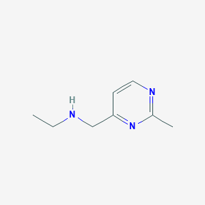 molecular formula C8H13N3 B1421326 乙基-(2-甲基嘧啶-4-基甲基)-胺 CAS No. 921074-48-8