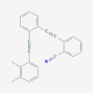 2-({2-[(2,3-Dimethylphenyl)ethynyl]phenyl}ethynyl)benzonitrile