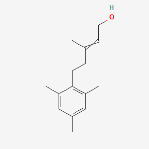 3-Methyl-5-(2,4,6-trimethylphenyl)pent-2-en-1-ol