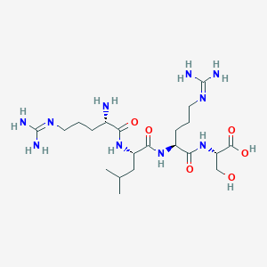 N~5~-(Diaminomethylidene)-L-ornithyl-L-leucyl-N~5~-(diaminomethylidene)-L-ornithyl-L-serine