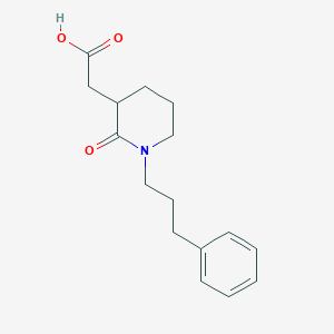 3-Piperidineacetic acid, 2-oxo-1-(3-phenylpropyl)-