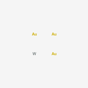 molecular formula Au3W B14213460 Gold;tungsten CAS No. 827303-05-9