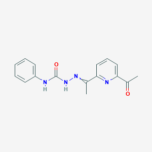 2-[1-(6-Acetylpyridin-2-yl)ethylidene]-N-phenylhydrazine-1-carboxamide